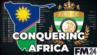 CONQUERING NAMIBIA in the HARDEST FOOTBALL MANAGER CHALLENGE | Heptagon Challenge