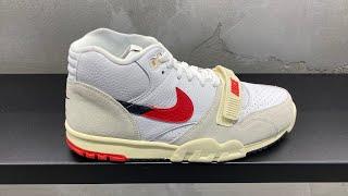 Nike Air Trainer 1 “Chicago Split” (White/University Red/Black/Coconut Milk) Style Code: DZ2547-100