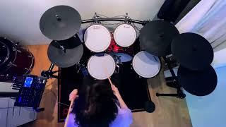 CANT LET GO - GEOMETRY DASH (DRUM COVER)