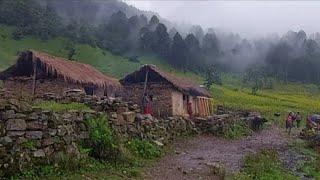 Most Peaceful And Very Relaxing Nepali Mountain Village Lifestyle |VillageLifeNepal