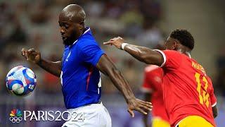 France men's soccer stays unbeaten with narrow 1-0 against Guinea | Paris Olympics | NBC Sports