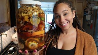 Making Fire Cider With Herbal Additions