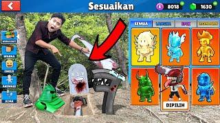 NGERI !! DRONE AZUYA MENANGKAP KUBURAN SAMURAI STUMBLE GUYS YANG DI MAKAN DENJI CHAINSAW MAN DAJJAL!