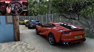 Forza Horizon 5 Ferrari 812 Superfast - Logitech G29 | SteeringWheel Gameplay
