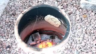 Amazing Homemade Tandoori Naan in Underground Tandoor