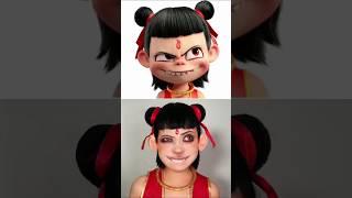 Thử thách bắt chước biểu tượng cảm xúc của Nezha #cosplay #nezha2 #哪吒之魔童闹海 #funnymemes #fyp