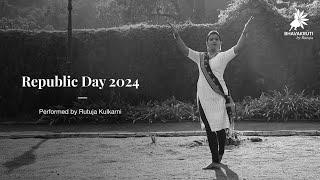 Happy Republic Day!  #dance #artist #rutujakulkarni #bhavakrutibyrutuja #republicday2024