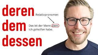 RELATIVPRONOMEN & Relativsätze verstehen  | mit Übung (A2, B1, B2)