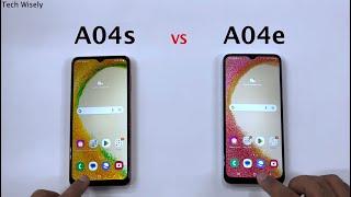 SAMSUNG A04s vs A04e  - SPEED TEST