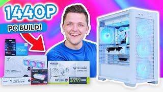 Building an AWESOME 1440p Gaming PC!  [Zero Cables Build ft. RTX 4070 Ti SUPER]