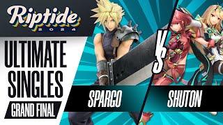 Sparg0 (Cloud) vs Shuton (Mythra/Pyra) - Riptide 2024 - Ultimate Singles - Grand Final