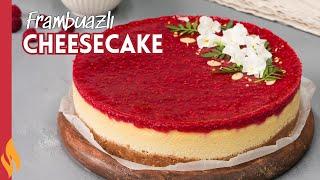 TAM ÖLÇÜLÜ  Kolay Frambuazlı Cheesecake Tarifi 