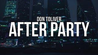 Don Toliver - After Party (Lyrics)