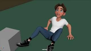 man vs. dino (man loses) 3D Character Animation (wip) - Alexandria Kotsifas (vore warning lol)
