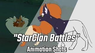 StarClan Battles: animation roughs/clean-up