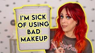 STOP USING JUNK MAKEUP ️ Empties & Stuff I'm not Using Up