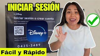 Como INICIAR SESION Disney plus en smart tv 2024 | Iniciar sesión disney plus tv