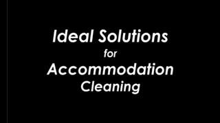 Accommodation Cleaning with Duplex  Cleaning Machines