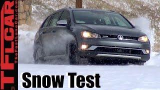 2017 VW Golf Alltrack AWD Snowy Colorado Review: First Snow & First Tracks