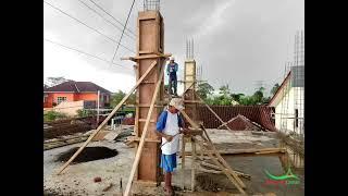 TIMELAPSE.  PEMBANGUNAN RUKO 2 LANTAI DARI AWAL SAMPAI MINGGU KE 16