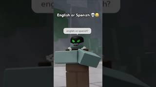 English or Spanish  The Strongest Battlegrounds ROBLOX #shorts