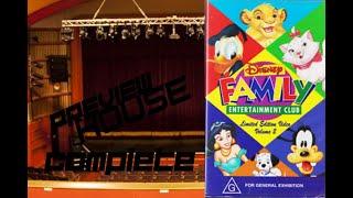 Opening to Disney Family Entertainment Club Video 2 (1995) Australian VHS (Full) - PreviewHous