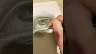 EYE ️#semirealism #art #eyes #tutorial #drawing #sketch #pencil #chill