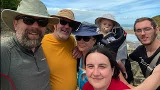 Camping at Little Haven, West Wales, UK