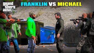 FRANKLIN FIGHT WITH MICHAEL AND LOST GANG | GTA 5 | AR7 YT