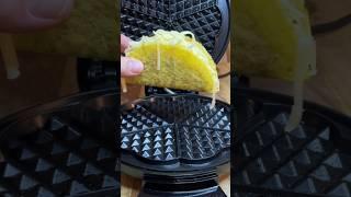 Waffled Taco Bell TACO #asmr #shorts