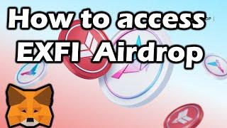 How to access EXFI Airdrop | Flare Finance