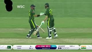 Shan Masood Batting in ICC T20 world cup