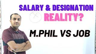 M.Phil & Job Benefits | Importance Of M.Phil For Pharma