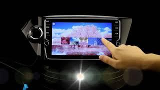 Funrover unique large ips screen physical buttons Kia K2 car DVD gps