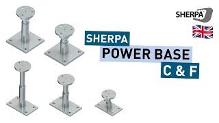 SHERPA Power Base - Secure column fixtures and post anchors for timber construction