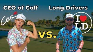 Long Drivers vs. CEO of Golf - 9 hole match at the Nash! (4k)