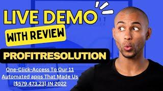 ProfitResolution Live Demo(SeyiAdeleke)||How Does ProfitResolution Works?