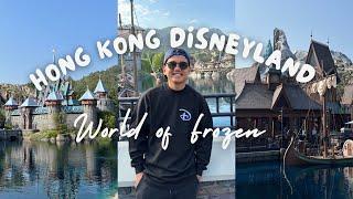 Exploring WORLD OF FROZEN! | Hong Kong Disneyland Vlog January 2024