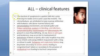 Pediatrics 604 ALL Acute Lymphoblastic Leukemia child cancer most common blood pathology case study