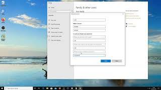 How To Create A New User In Win 10