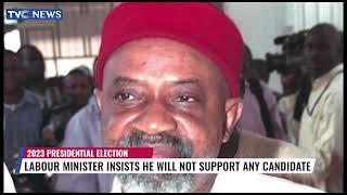 Journalists' Hangout | Chris Ngige Insists He Will Not Support Any Presidential Candidate