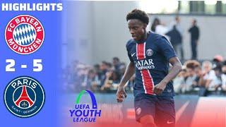 Bayern u19 2-5 PSG u19 | UEFA Youth League - Highlights & Goals