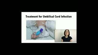 Treatment for umbilical cord infection