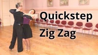 How to Dance Quickstep Zig Zag | Routine and Figures