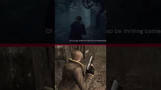 RESIDENT EVIL 4 REMAKE: COMPARAÇÃO DE GAMEPLAY REMAKE VS ORIGINAL #Shorts