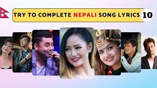 Finish The Lyrics of Most Popular Nepali Songs | Its Quiz Show | Part 10