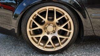 Vintage Gold Plasti Dip Wheels