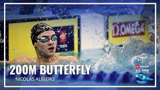 Nicolas Albireo Takes the Gold in Men's 200M Butterfly | 2022 Toyota U.S. Open