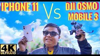 iPhone 11 vs DJI OSMO MOBILE 3 Stabilization Comparison