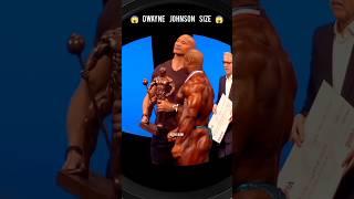 Dwayne Johnson Size 